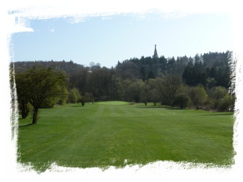 Impression vom Golfplatz Kassel-Wilhelmsh�he - Foto: H.U.Burgtorff